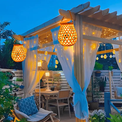 Solara™ Woven Lantern