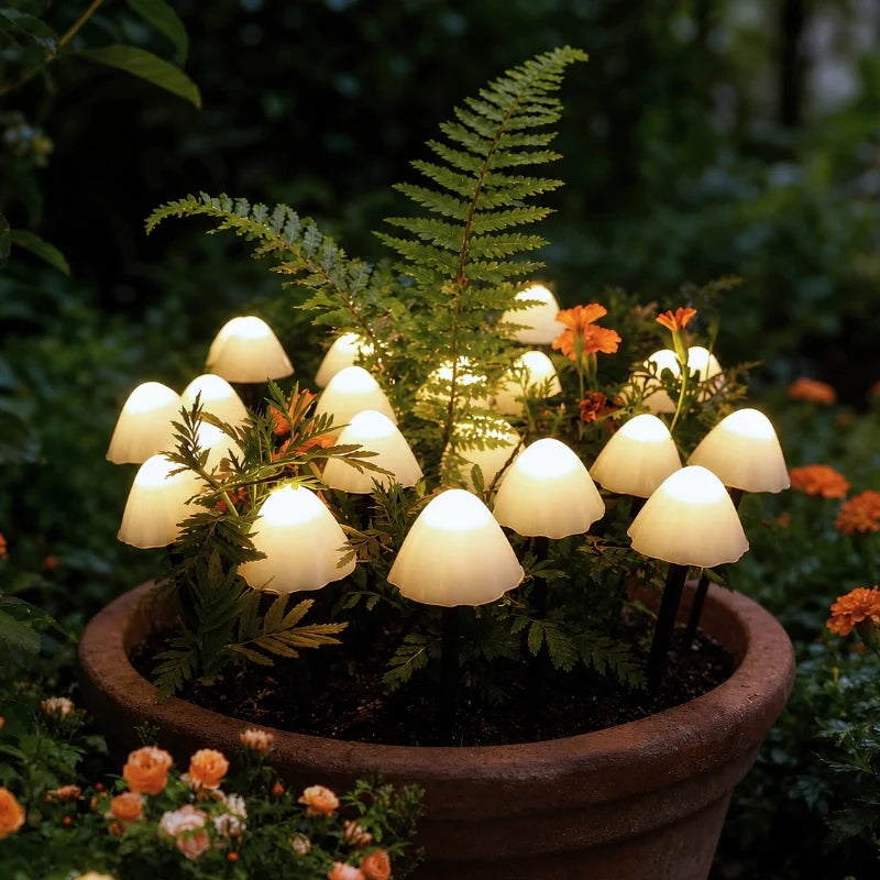 MoonlitMushrooms™ Solar Garden Lights