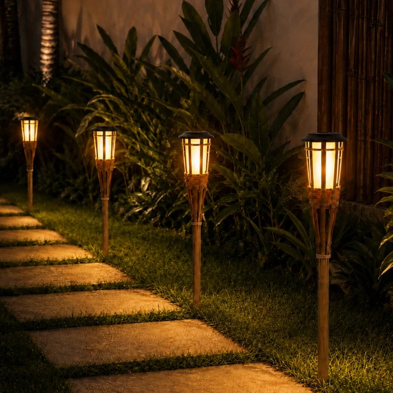 BambooFlame™ Solar Torch