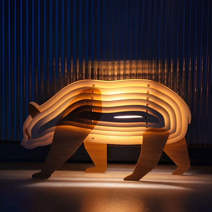 WildCraft™ Wooden Animal Light