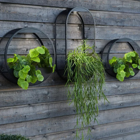Solar Powered Wall Pot Light