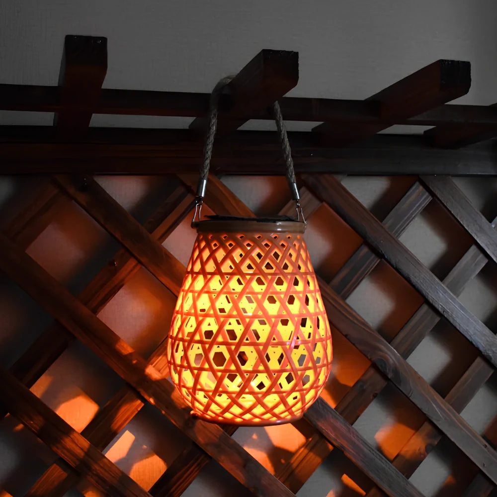 Solara™ Woven Lantern