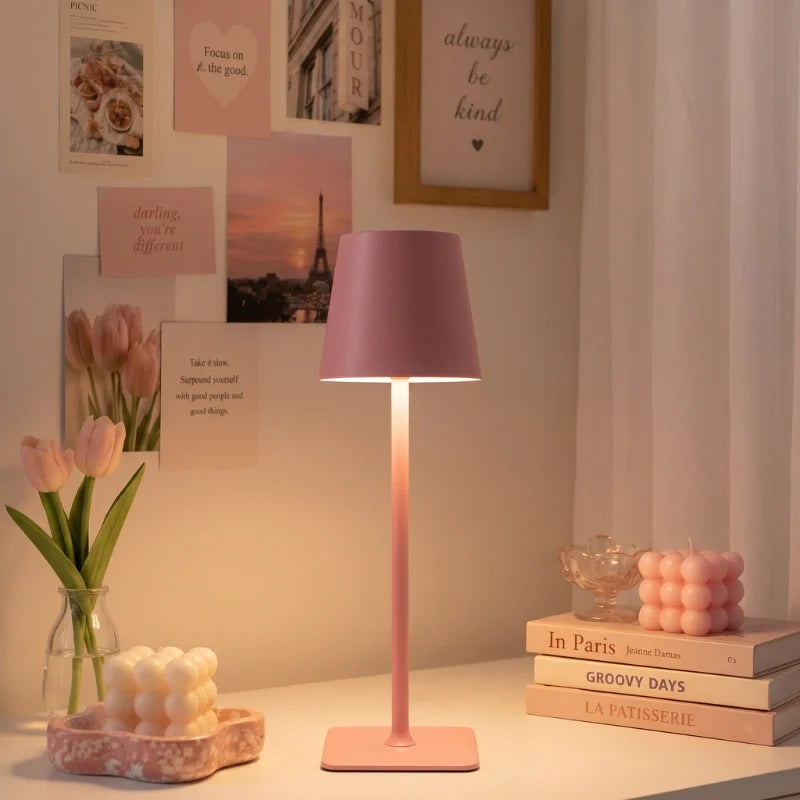 Dimmable Tall Table Lamp