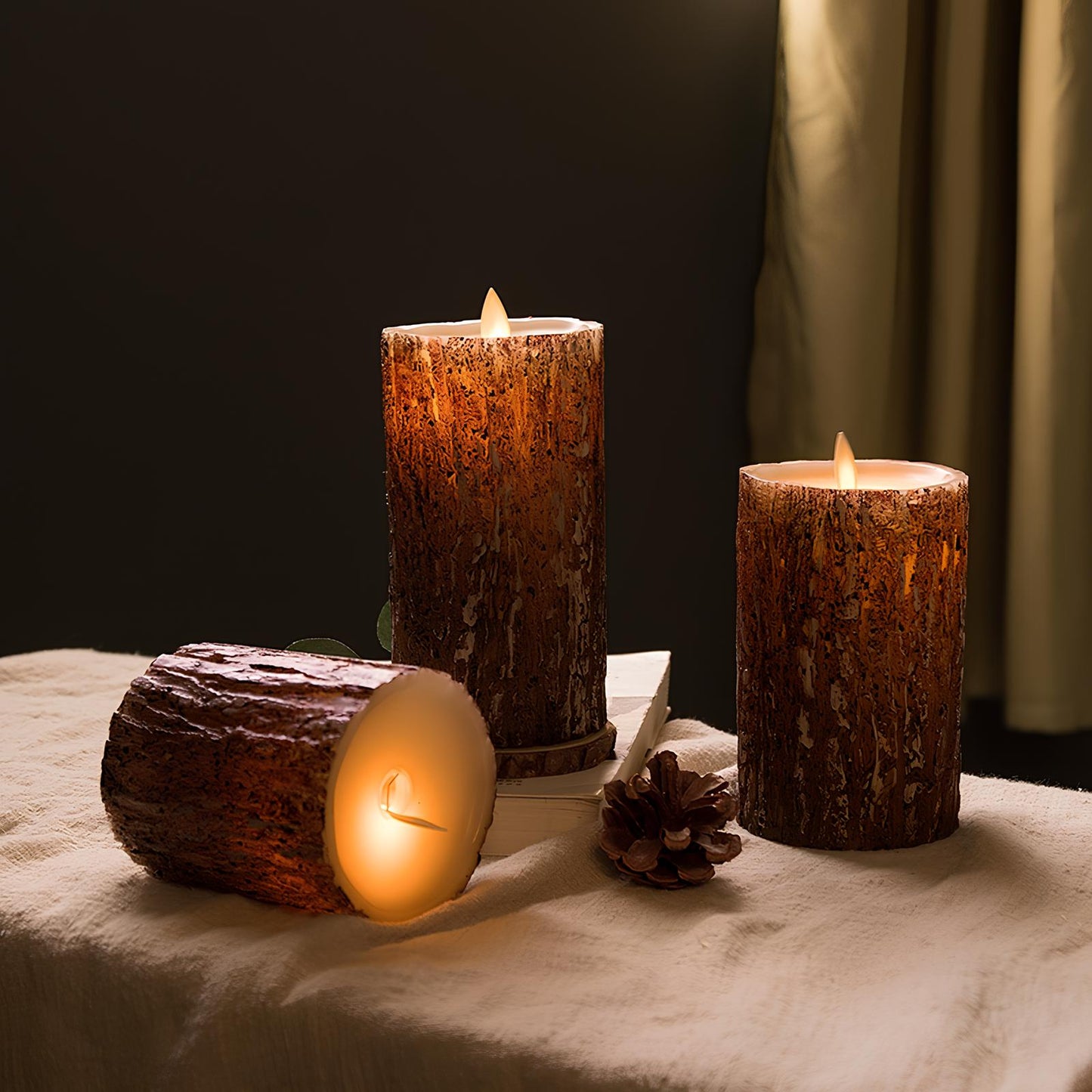 Flameless Block Candles