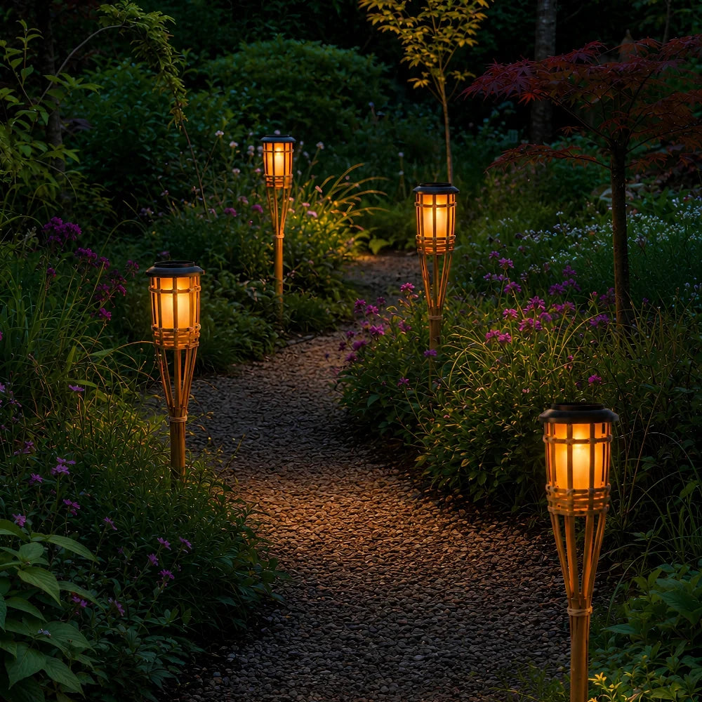 BambooFlame™ Solar Torch