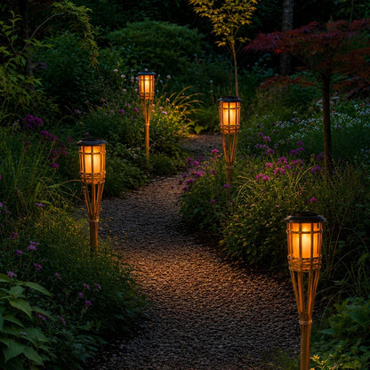 BambooFlame™ Solar Torch