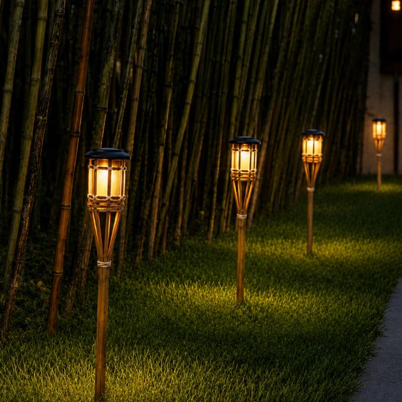 BambooFlame™ Solar Torch