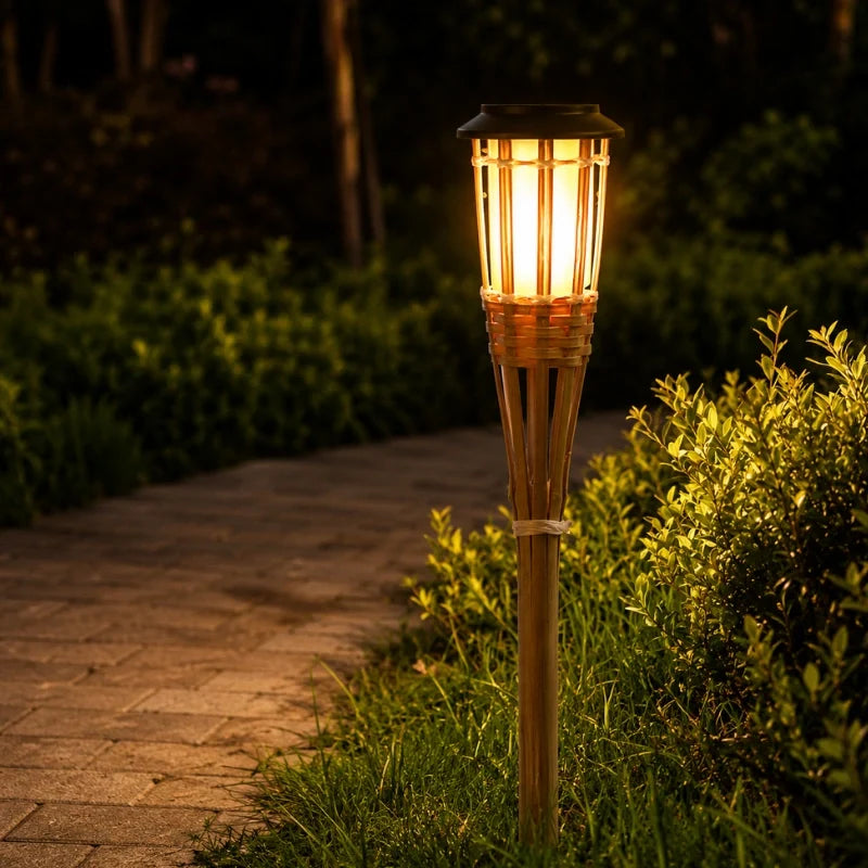 BambooFlame™ Solar Torch
