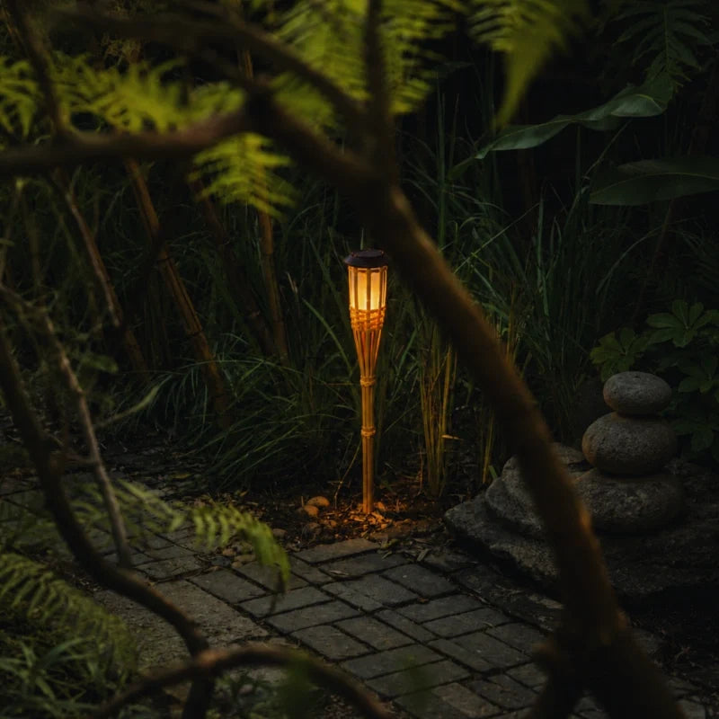 BambooFlame™ Solar Torch